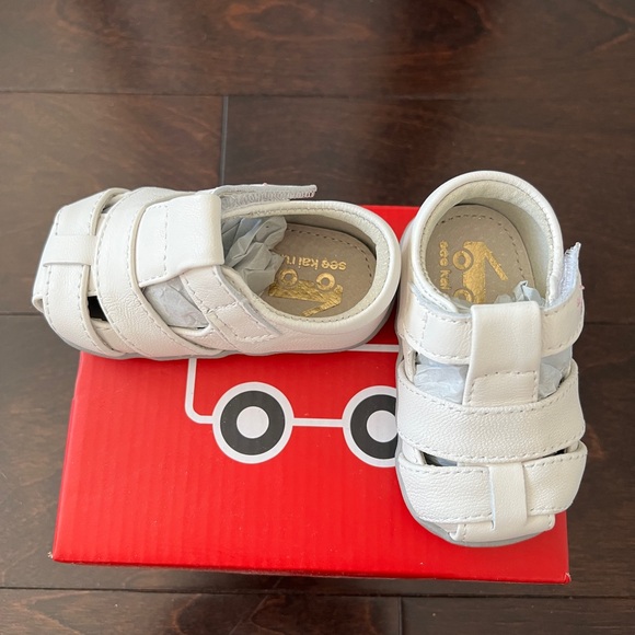 See Kai Run Brook III Sandal White Size 3M - New in box - Picture 4 of 6